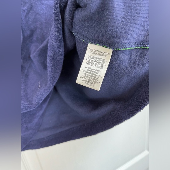 Juicy Couture Vintage Size Large Tennis Shirt Tenniscore Cotton Terrycloth - Picture 6 of 6